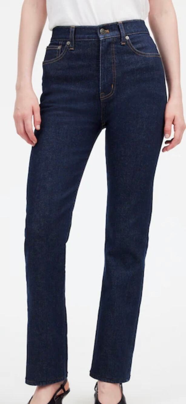 Madewell Jeans NM187 90’s Straight Leg Jeans 24 NWT